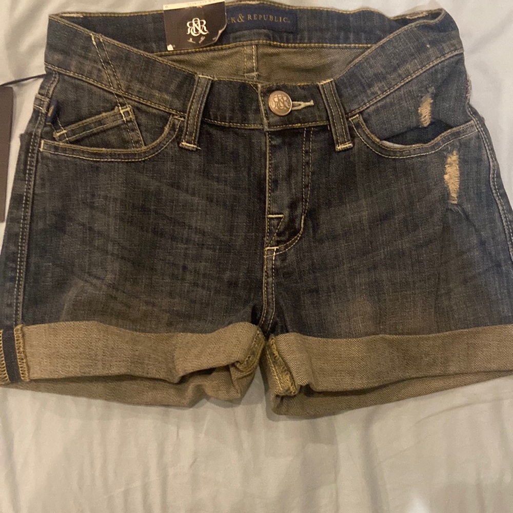 Rock and republic shorts size zero be with tags
